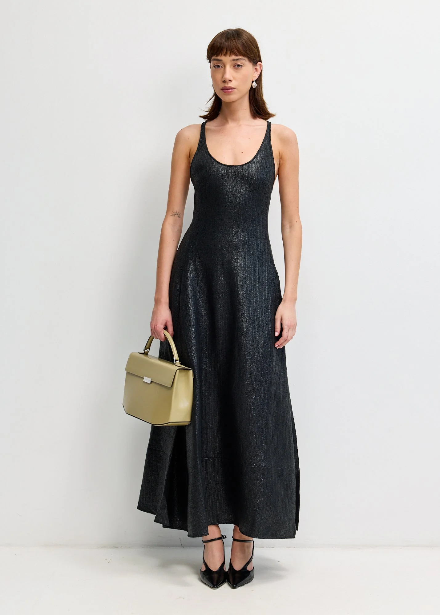 Sculpted Cotton Dress - Image 2