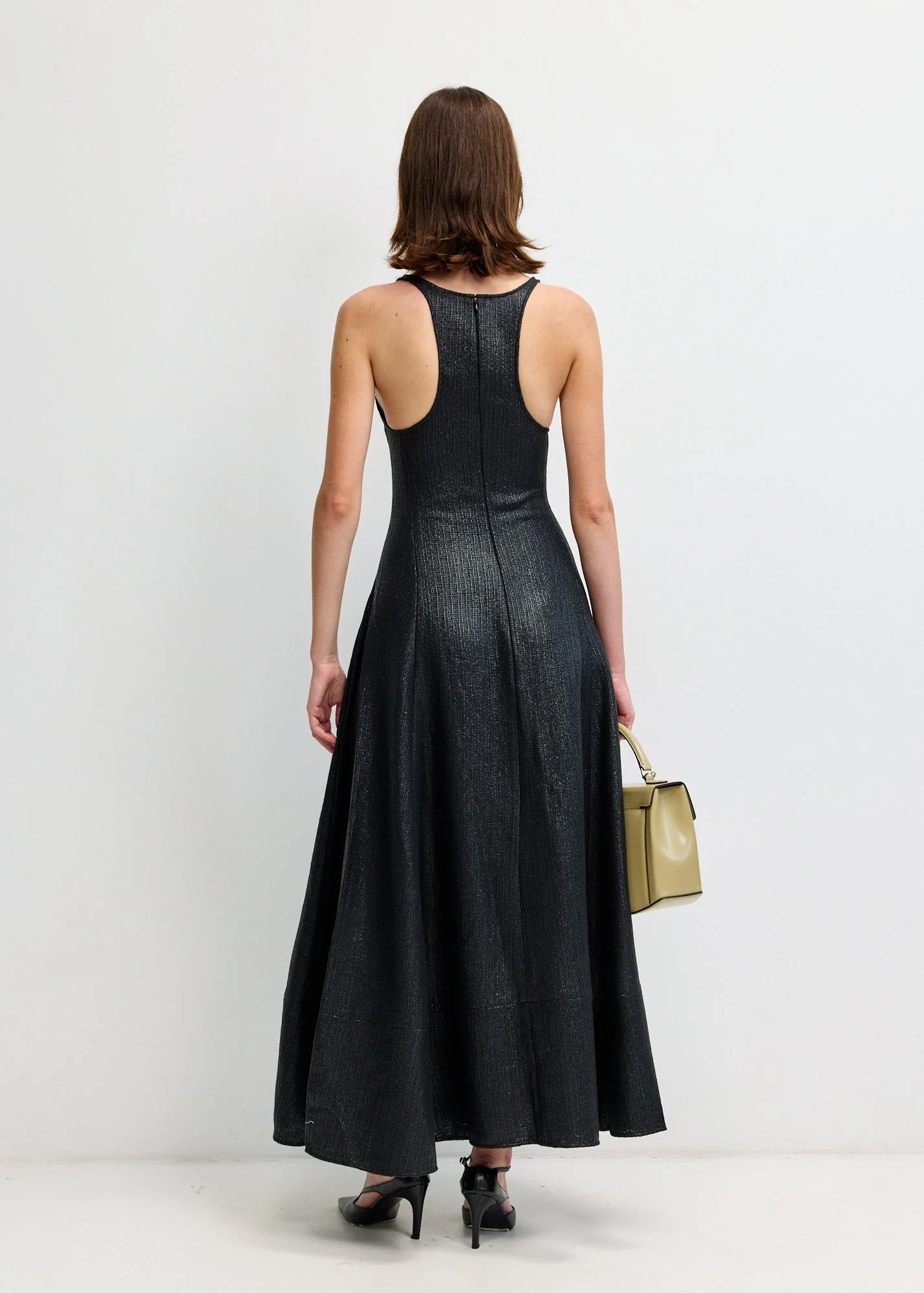 Sculpted Cotton Dress - Image 3