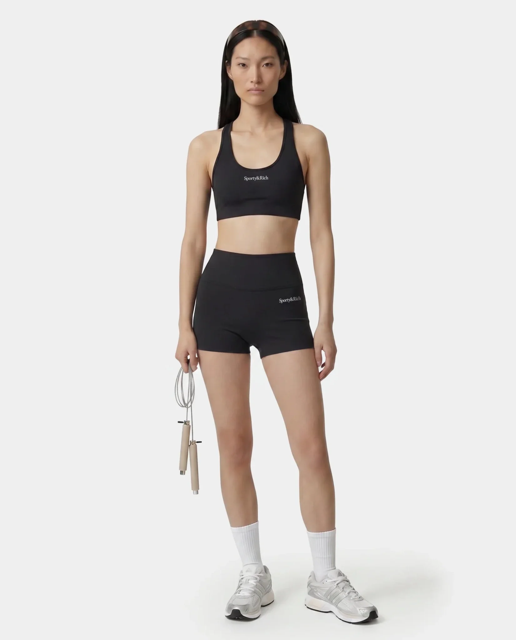 Serif Logo Mini Biker Short - Image 2