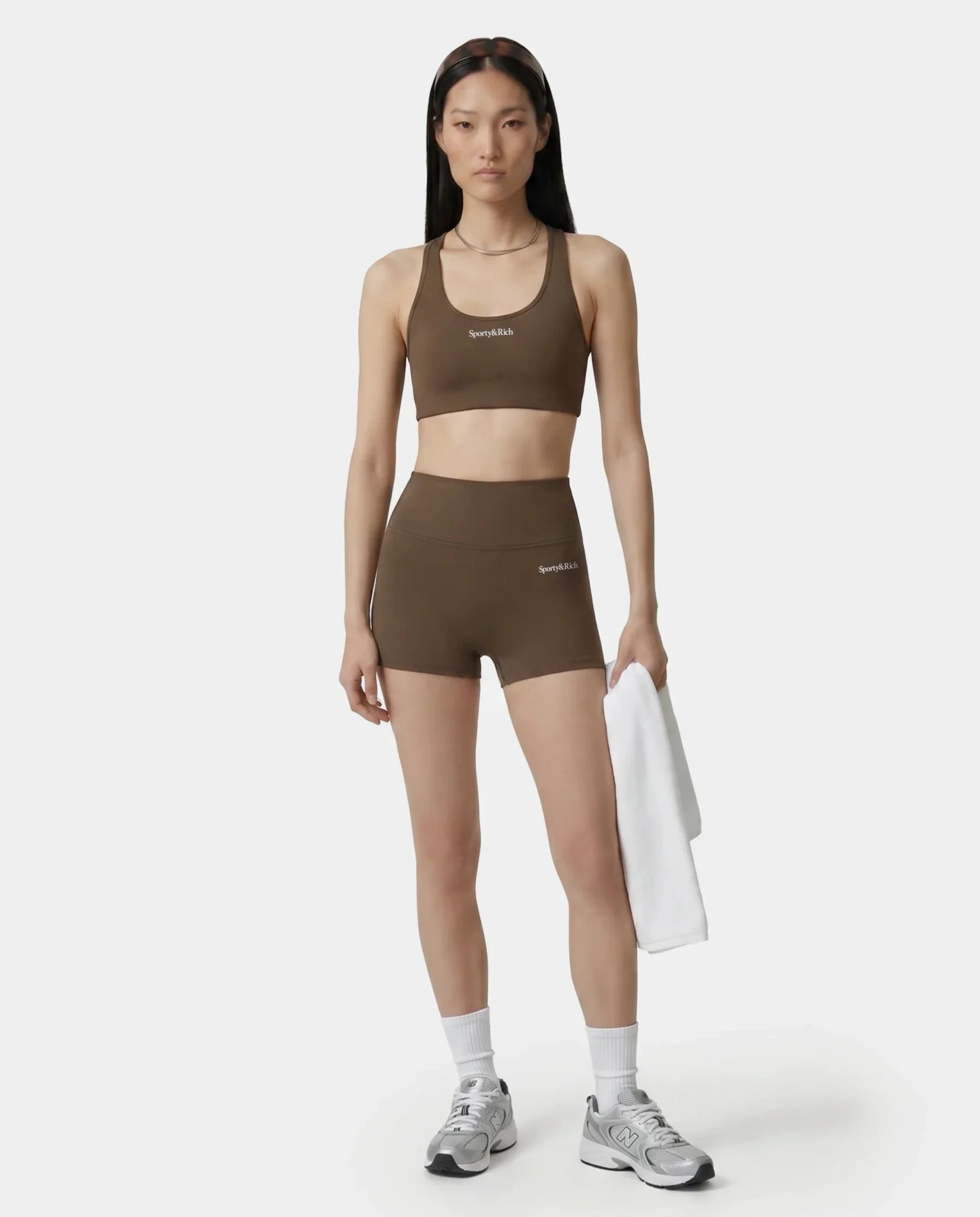 Serif Logo Mini Biker Short - Image 3