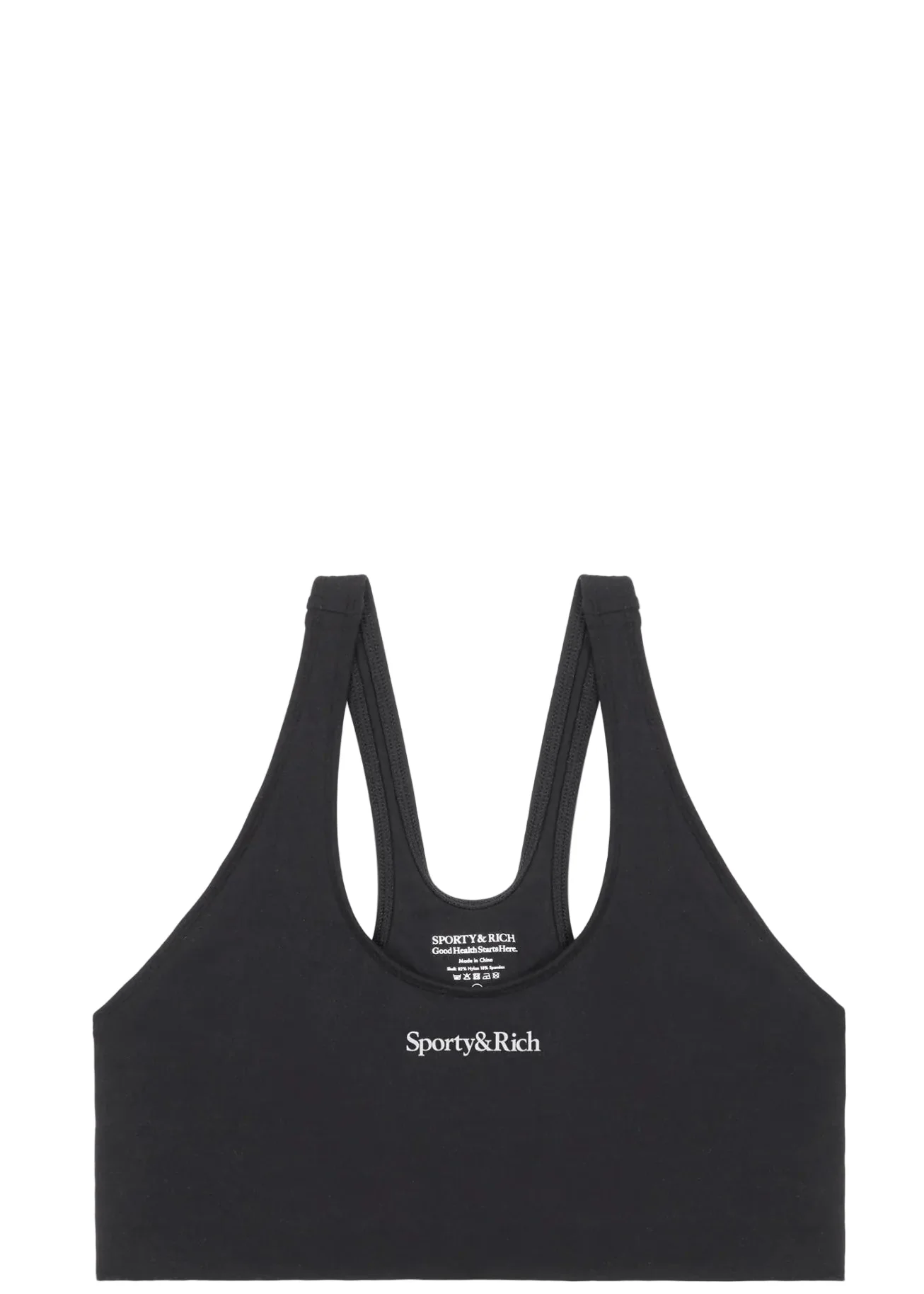 Serif Logo Sports Bra