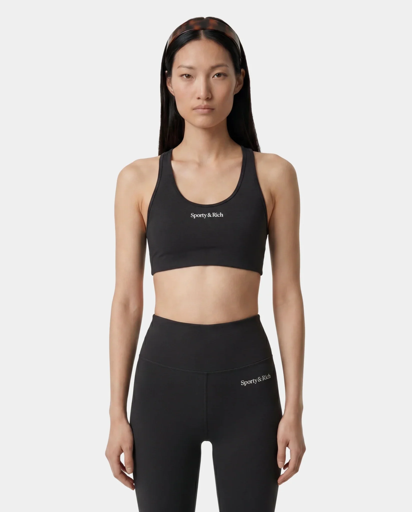 Serif Logo Sports Bra - Image 2