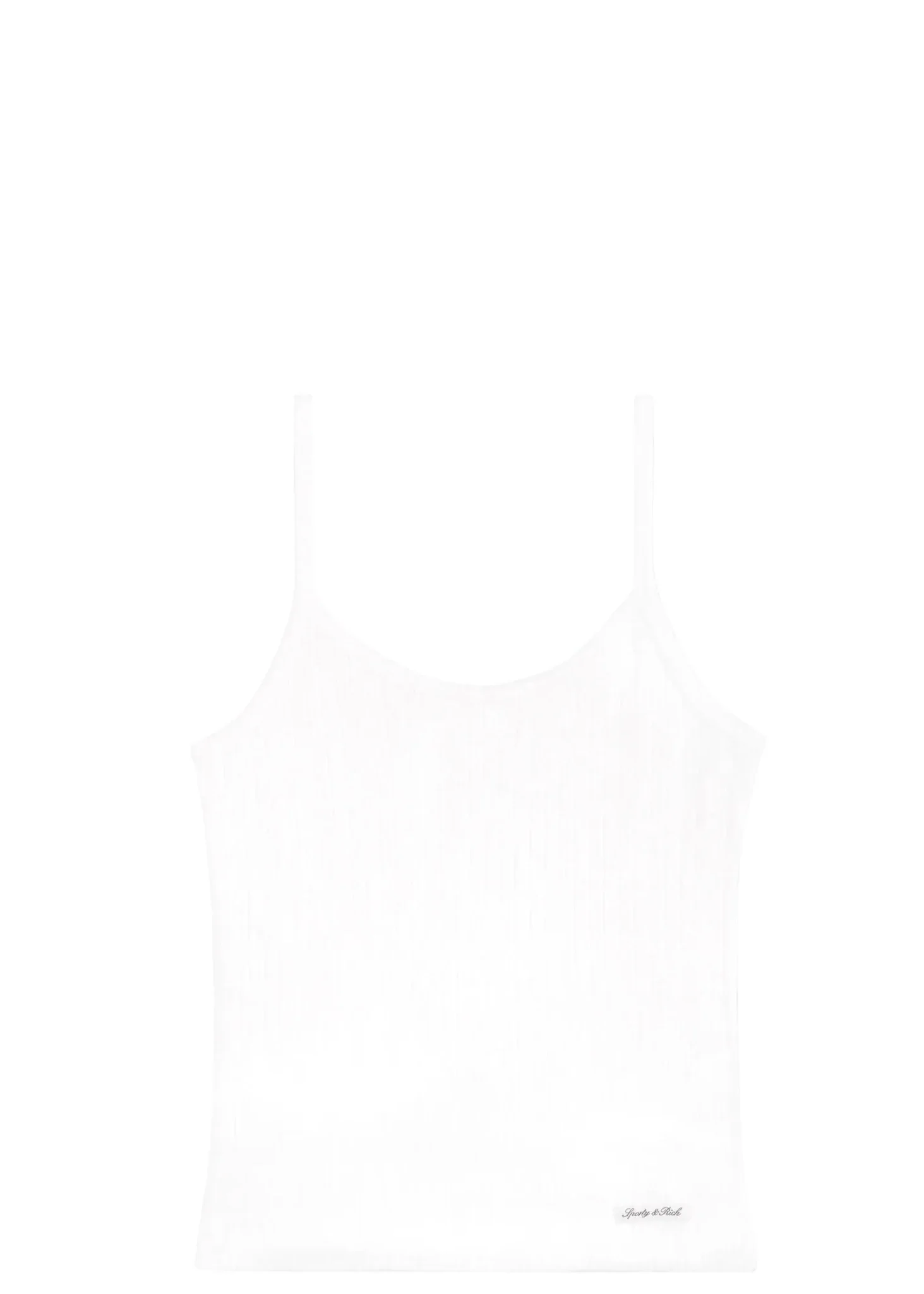 Signature Logo Pointelle Tank
