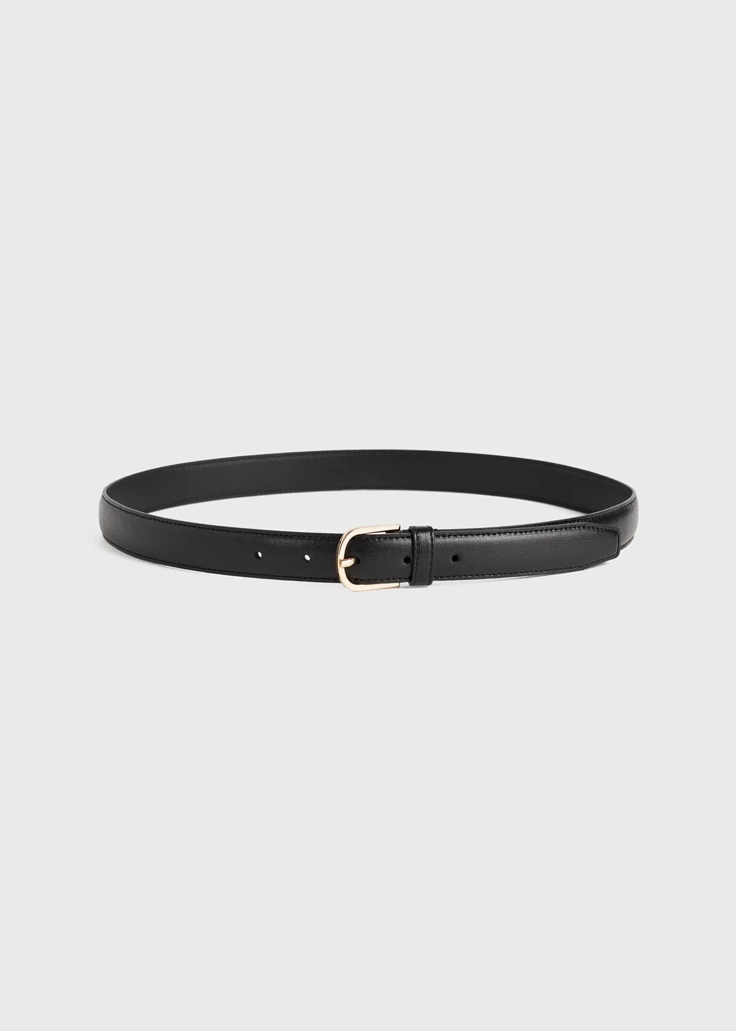 Slim Leather Trouser Belt - Image 3