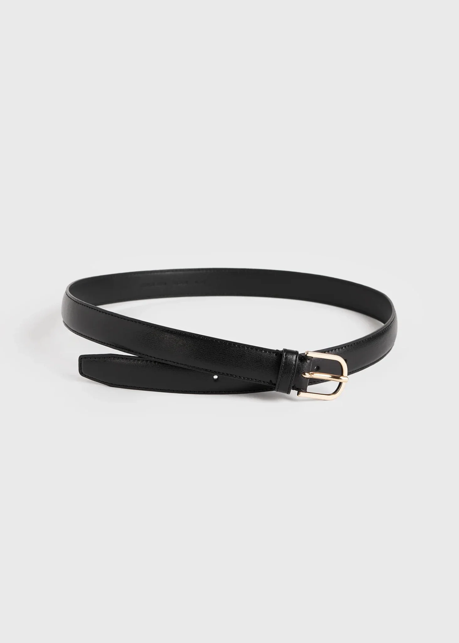 Slim Leather Trouser Belt - Image 4