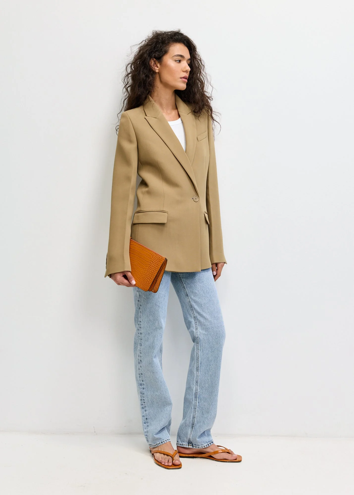 Slim Tailored Blazer - Image 3