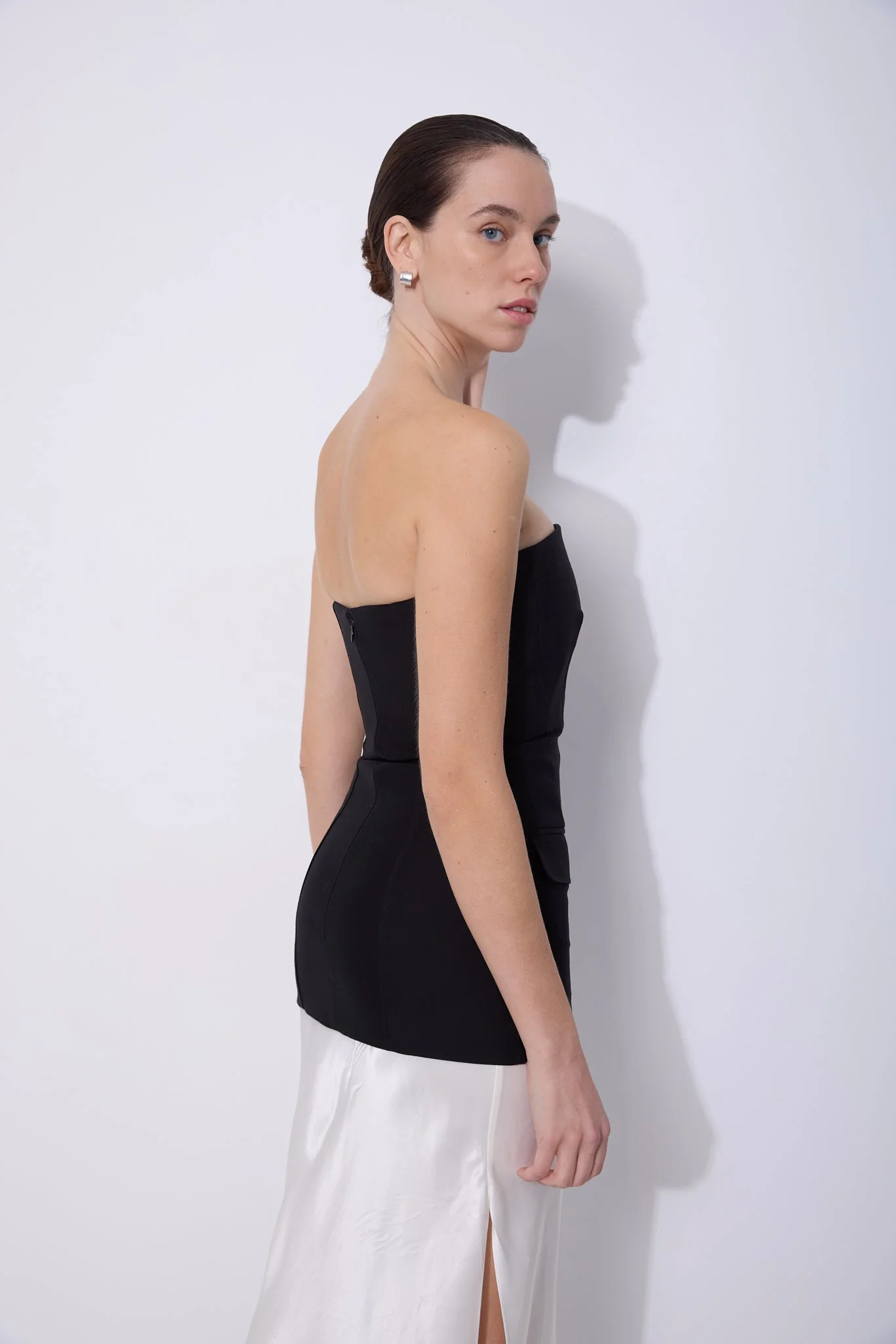 Strapless Crepe Pocket Top - Image 3
