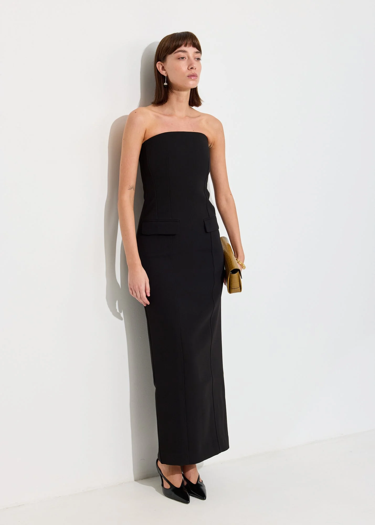 Strapless Pocket Dress - Image 3