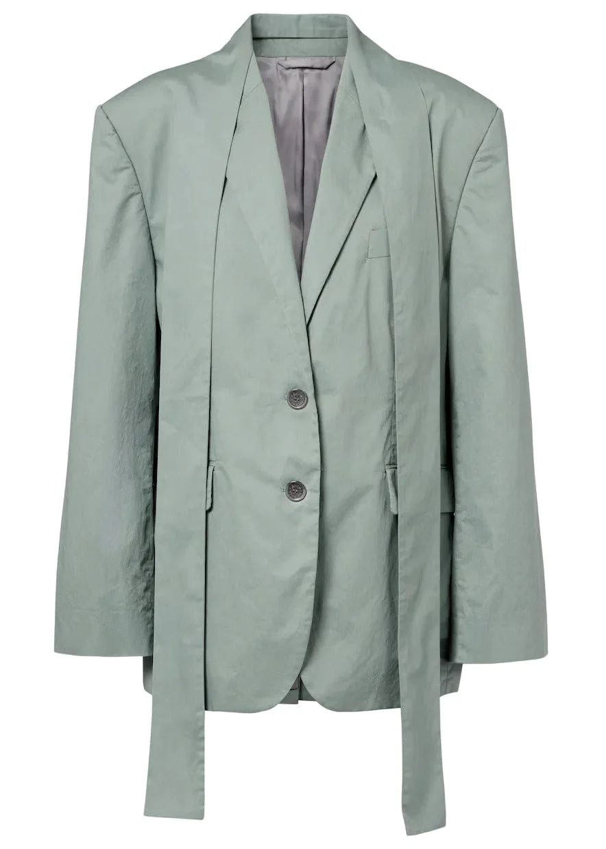 Suit Jacket With Scarf
