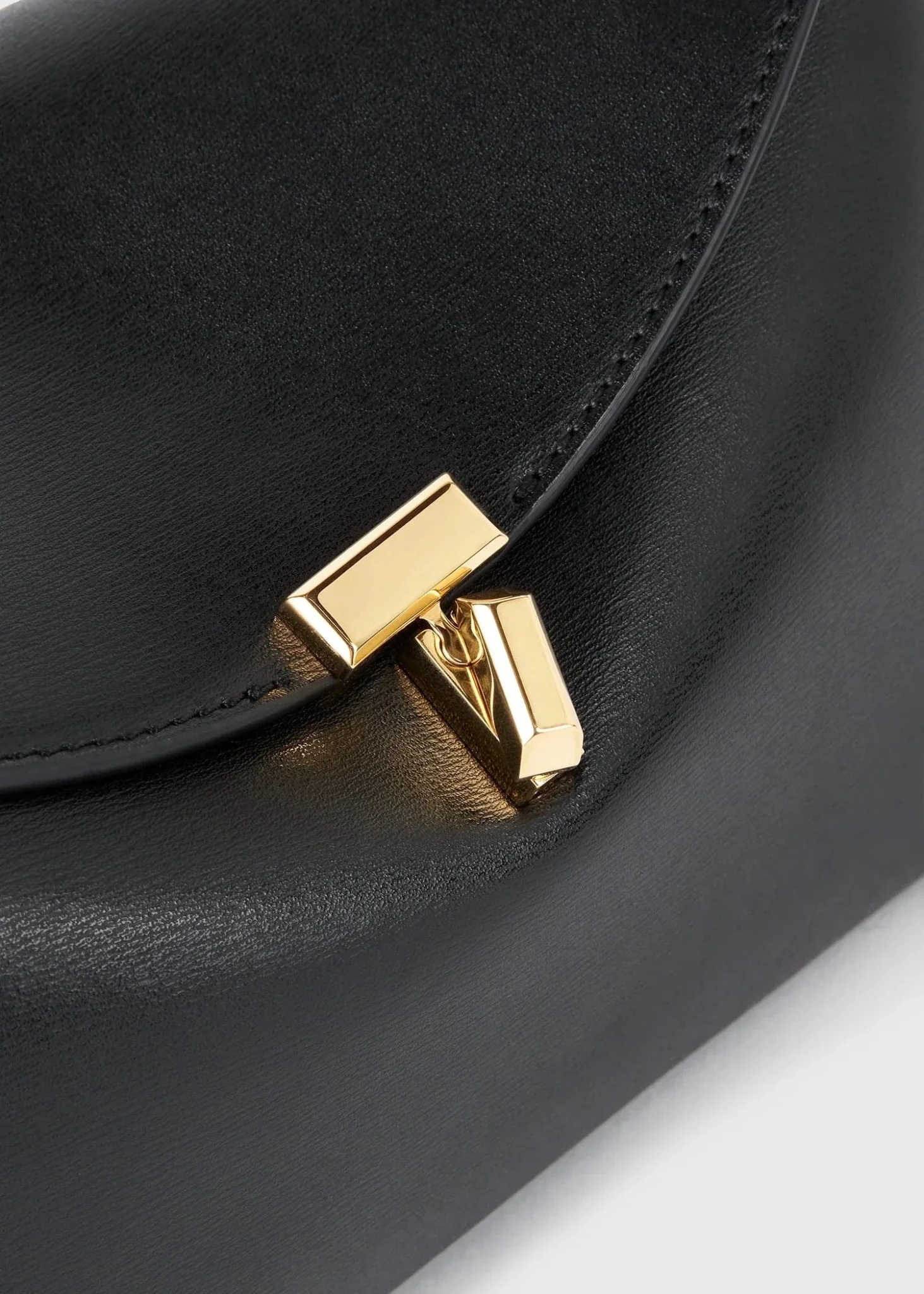 T-Lock Leather Clutch - Image 4