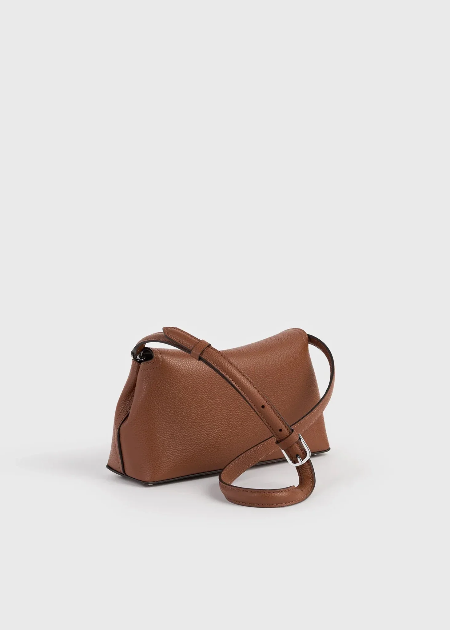 T-Lock Grained-Leather Clutch - Image 3