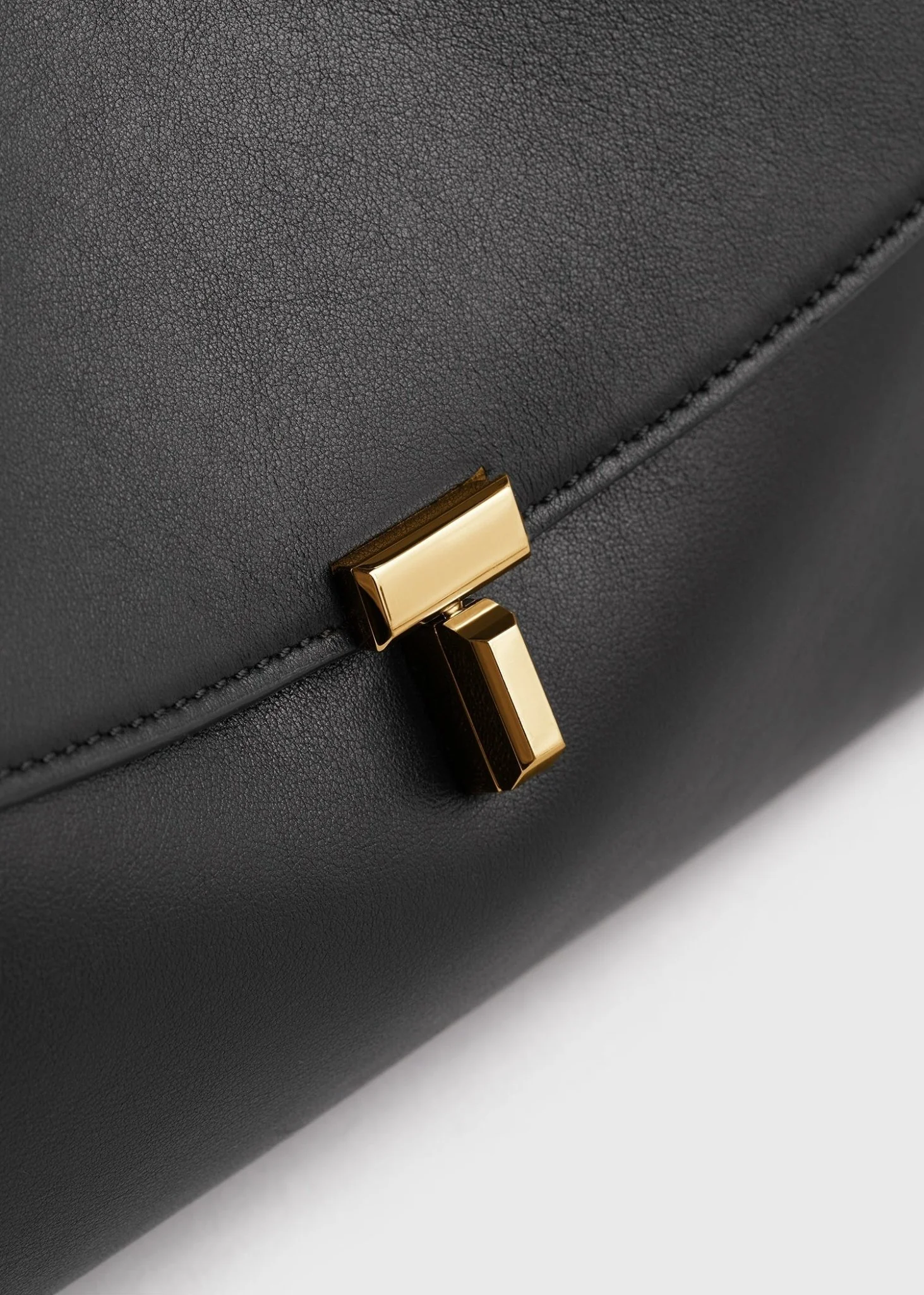 T-Lock Leather Satchel - Image 3