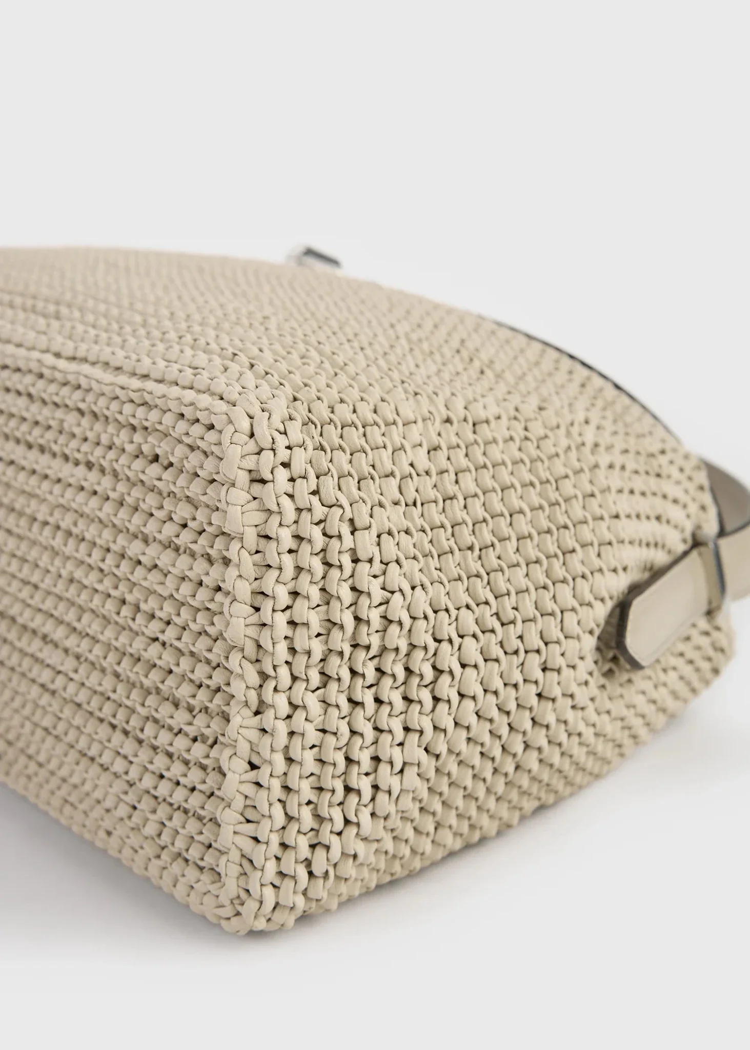 T-Lock Woven-Leather Top Handle - Image 5