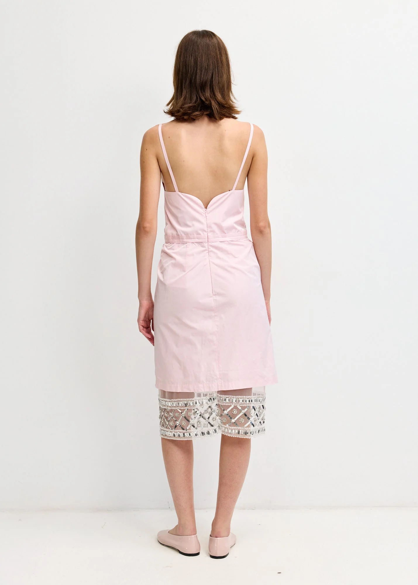 Tafeta Strap Dress - Image 5