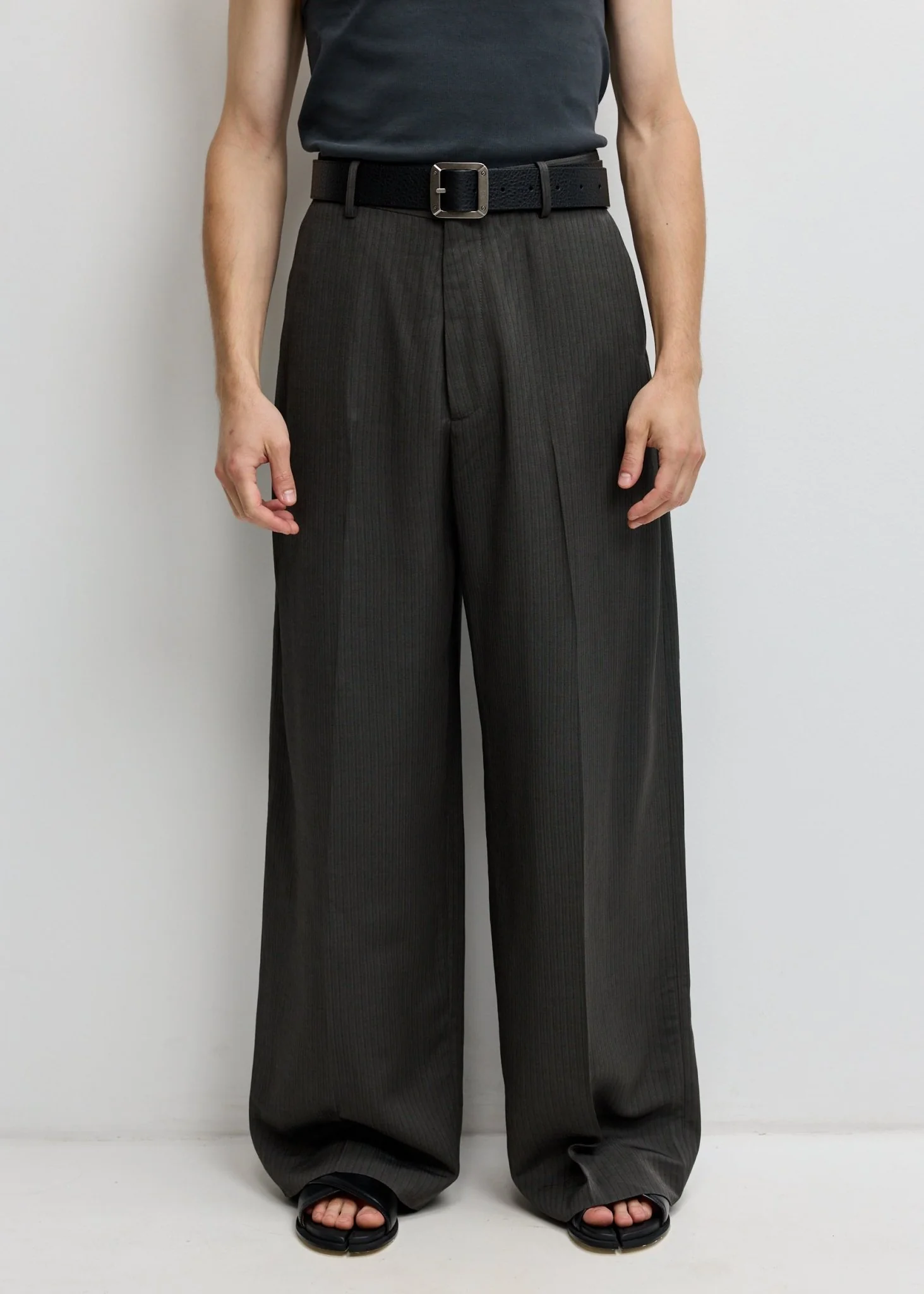 Tailored Herringbone Pants - Image 3
