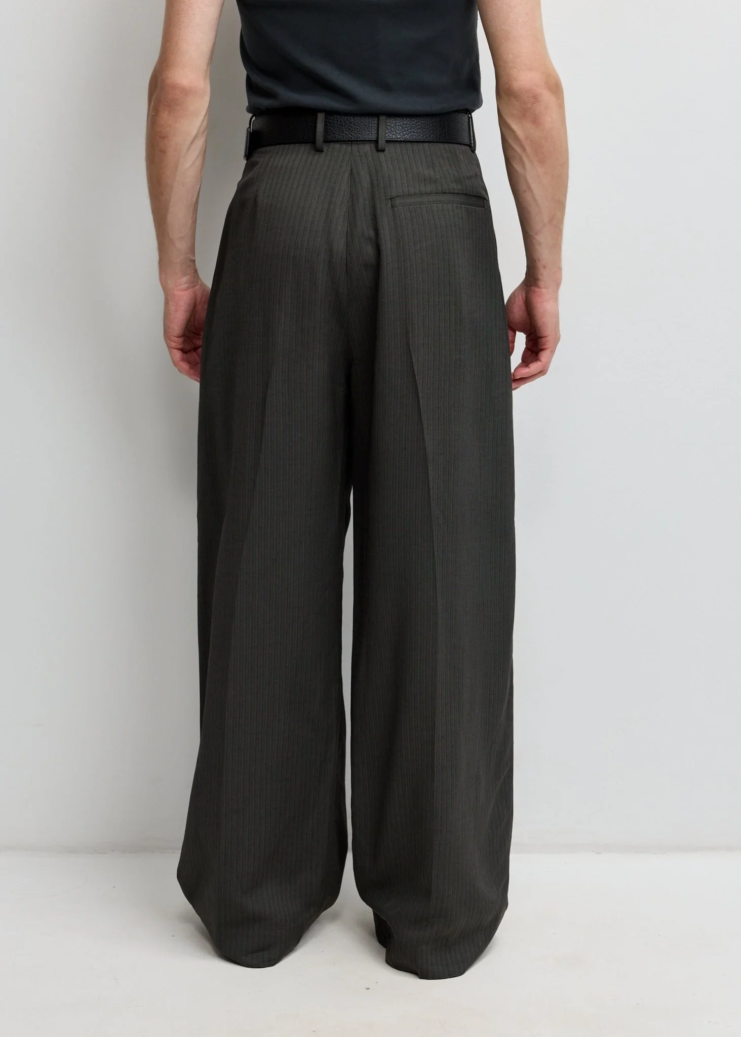 Tailored Herringbone Pants - Image 4