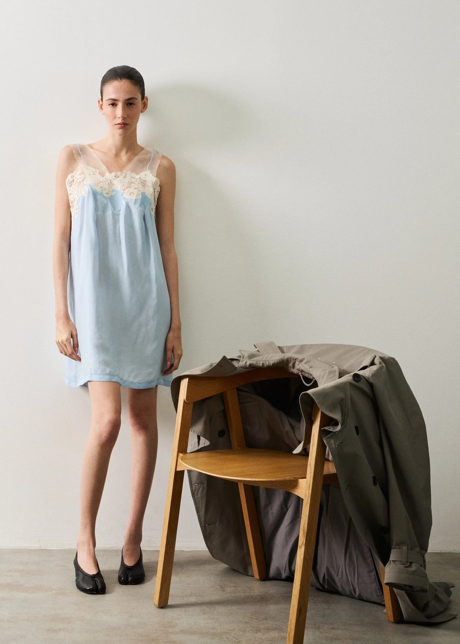 Taped Slip Dress - Image 2