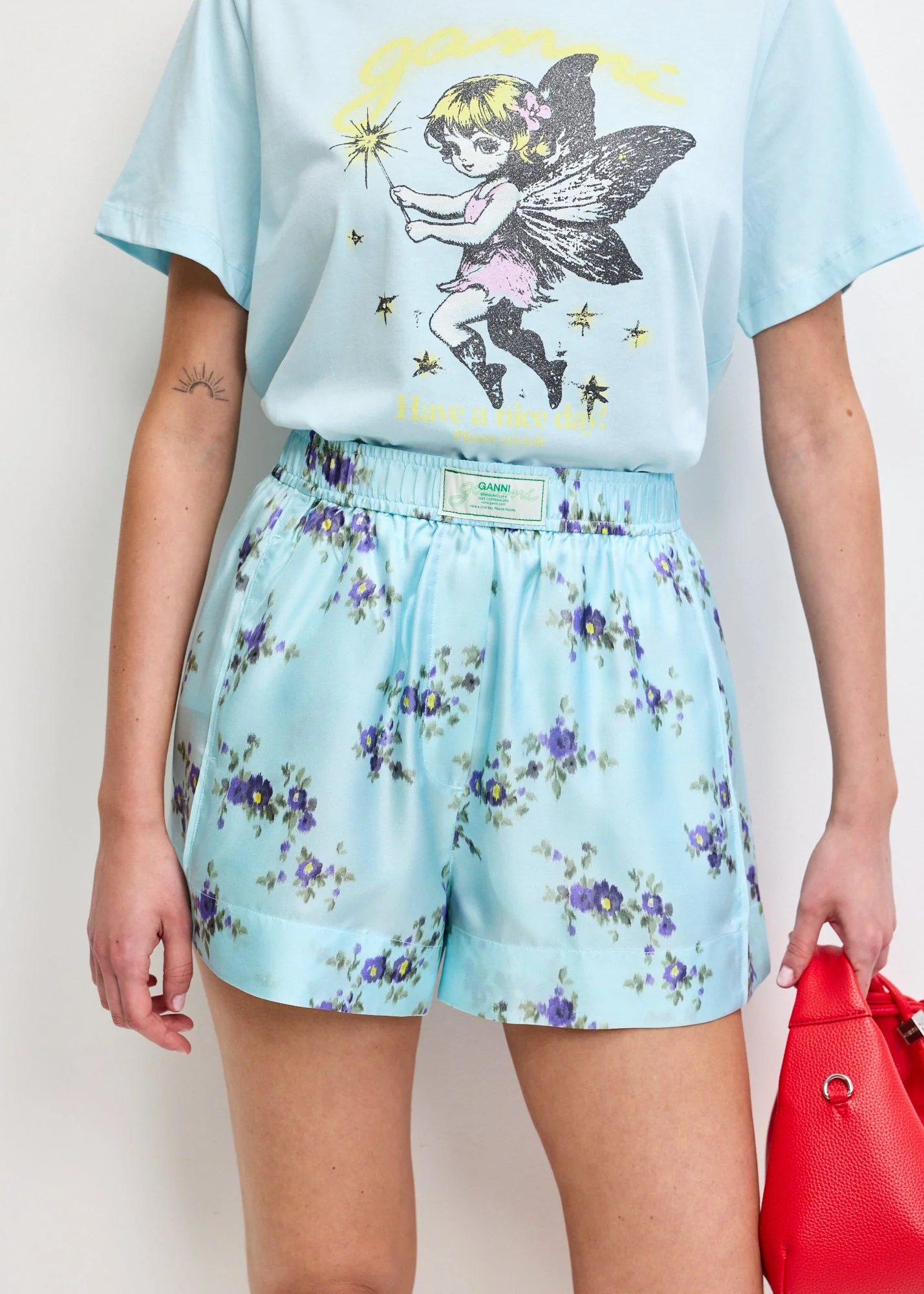 Twill Elasticated Shorts - Image 2