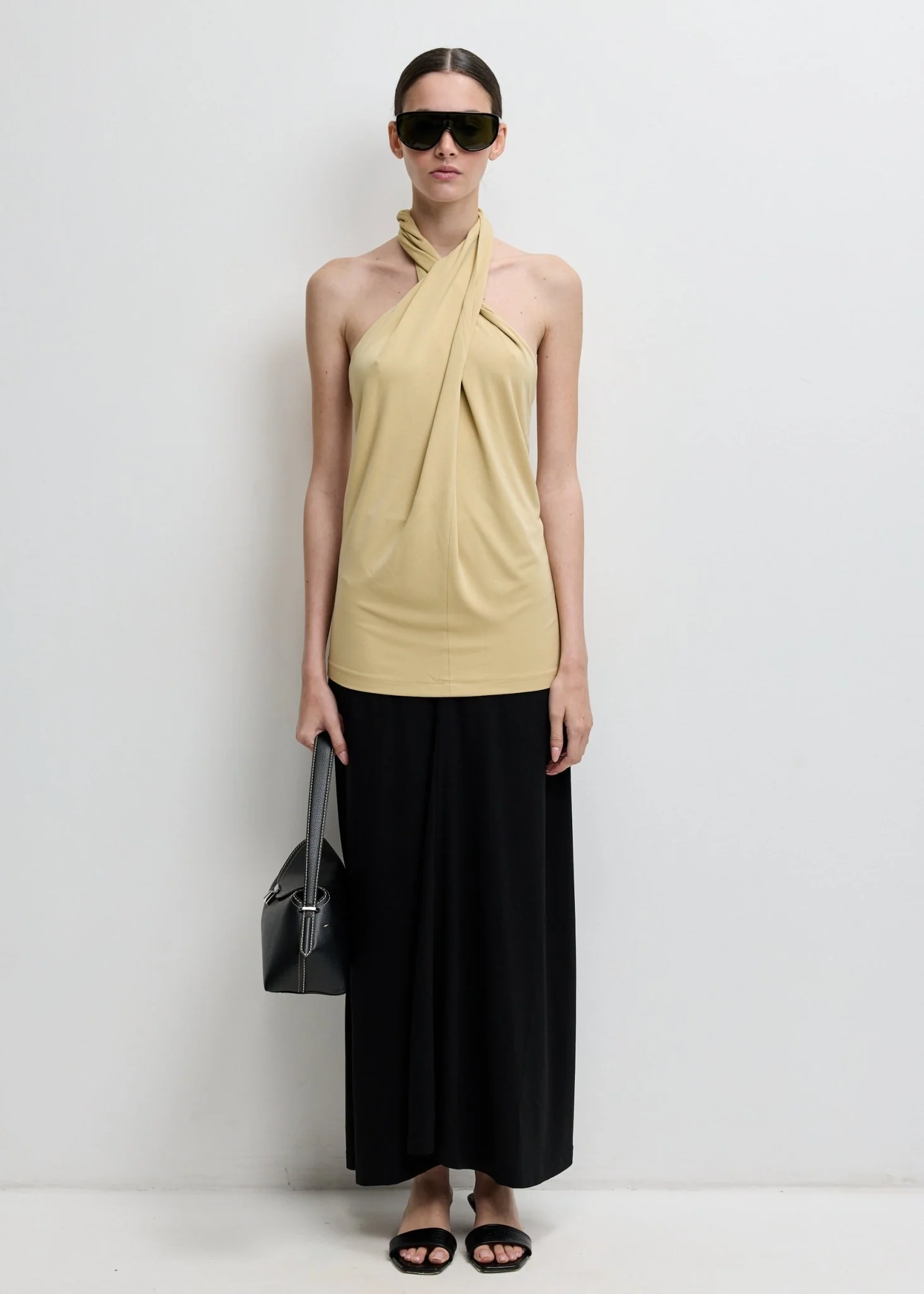 Twisted Jersey Halter Top - Image 2