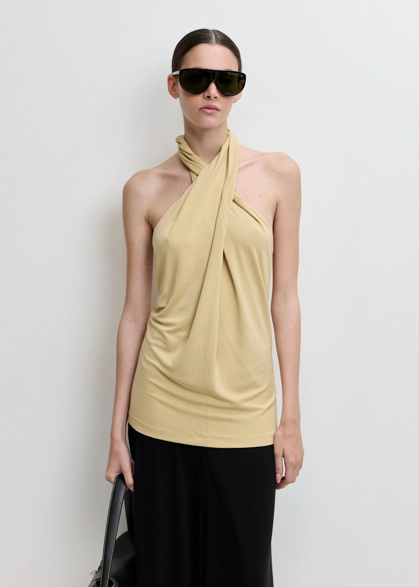 Twisted Jersey Halter Top - Image 3