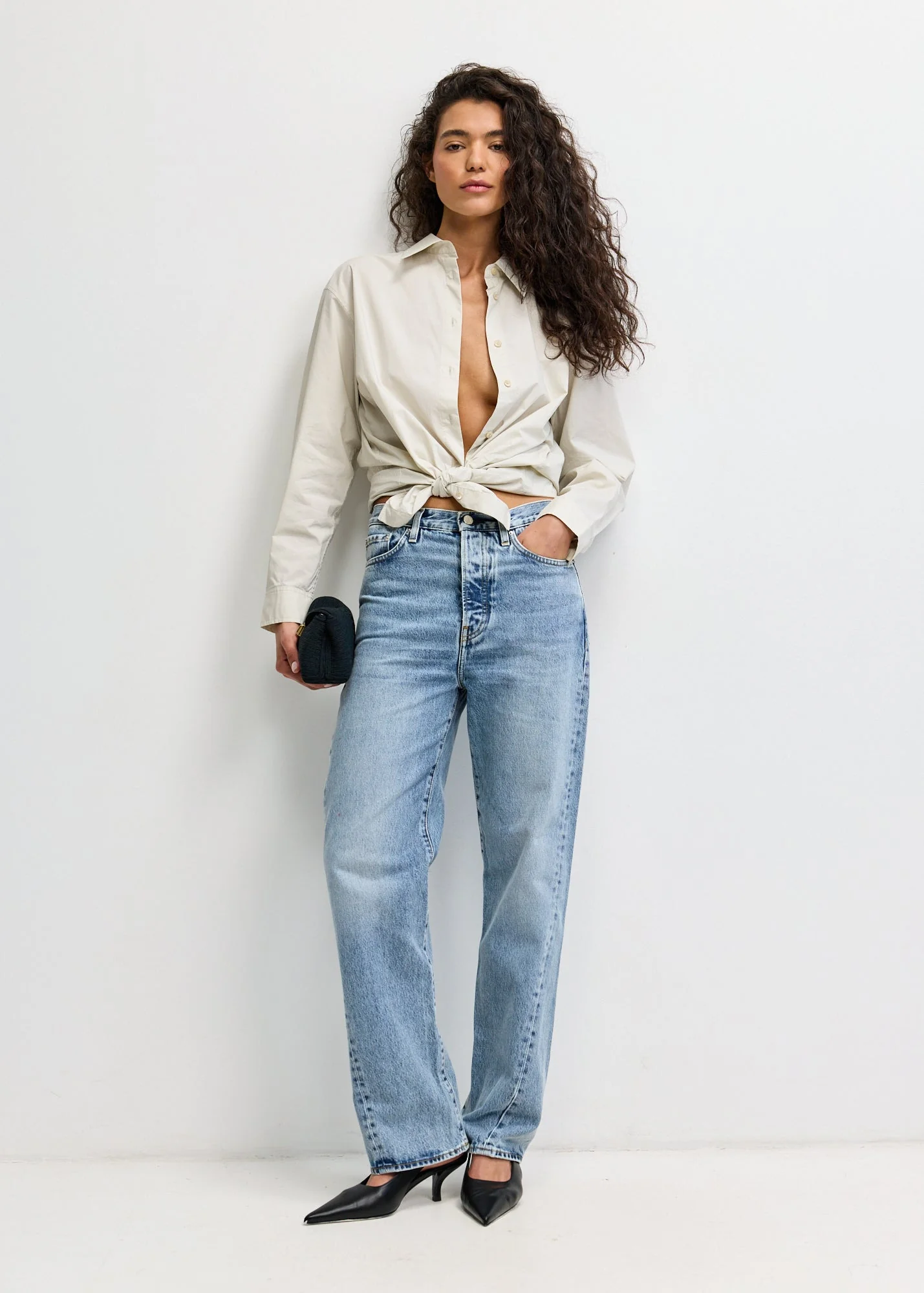 Twisted Seam Denim Full Length - Image 2
