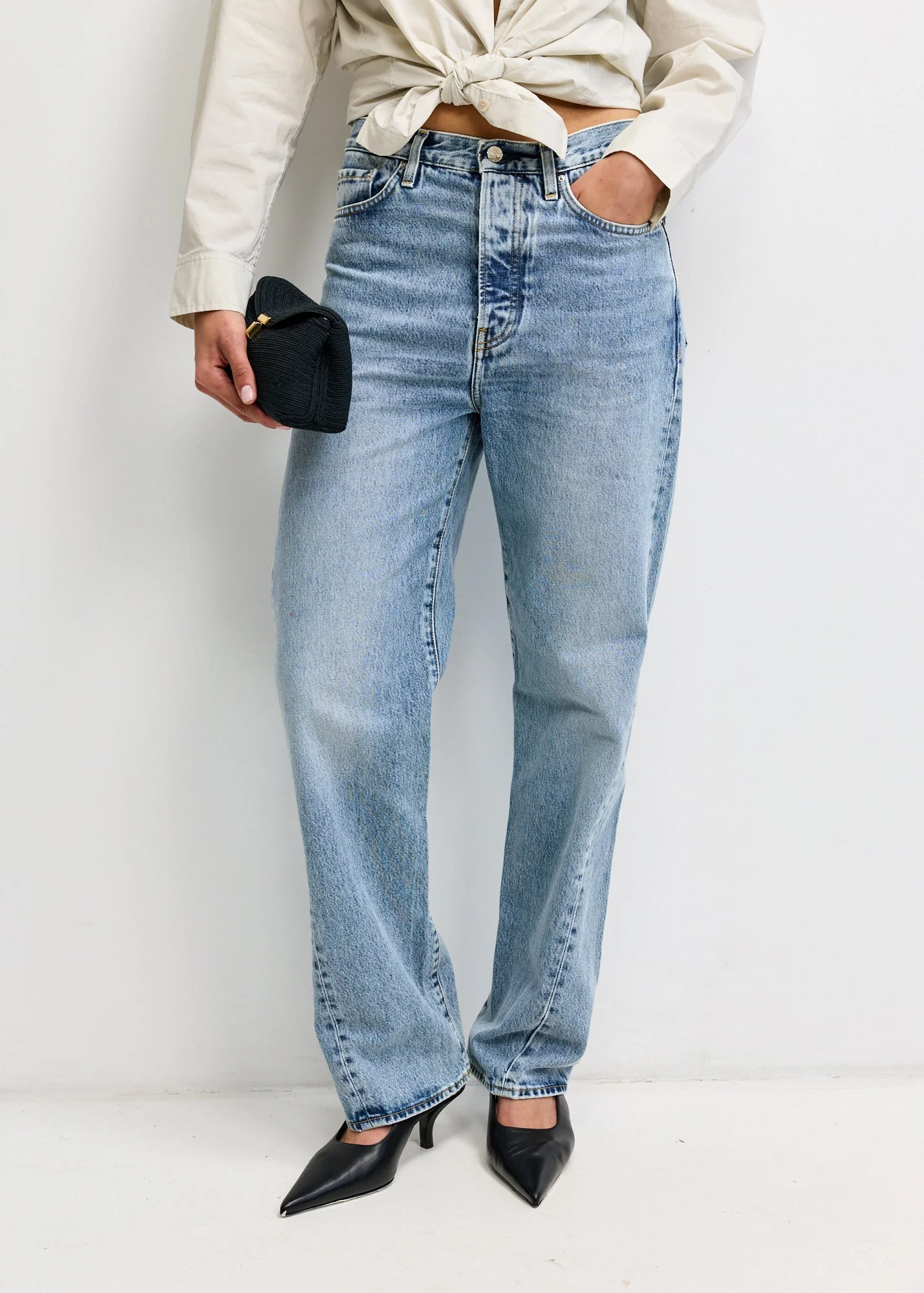 Twisted Seam Denim Full Length - Image 3