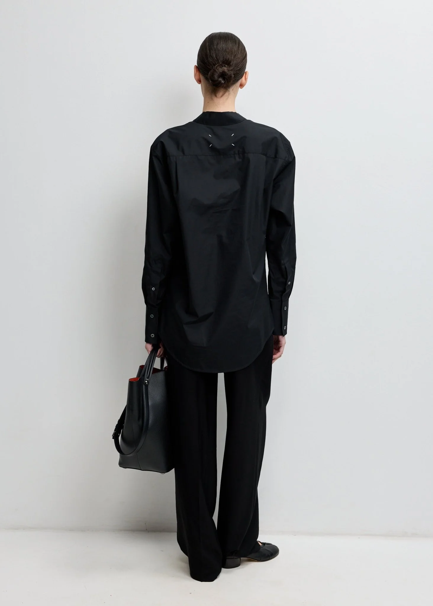 V-Neck Cotton Shirt - Image 4
