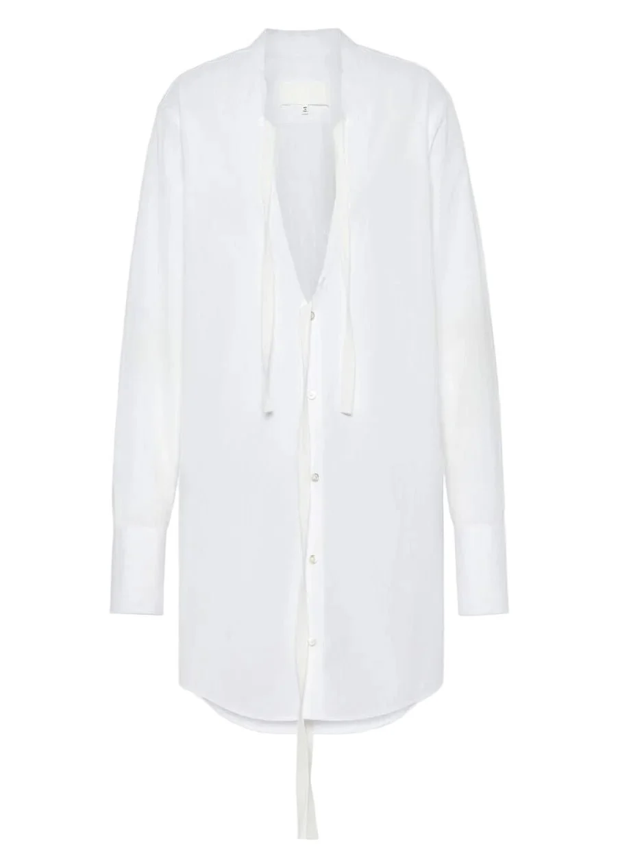 V-Neck Shirt Dress