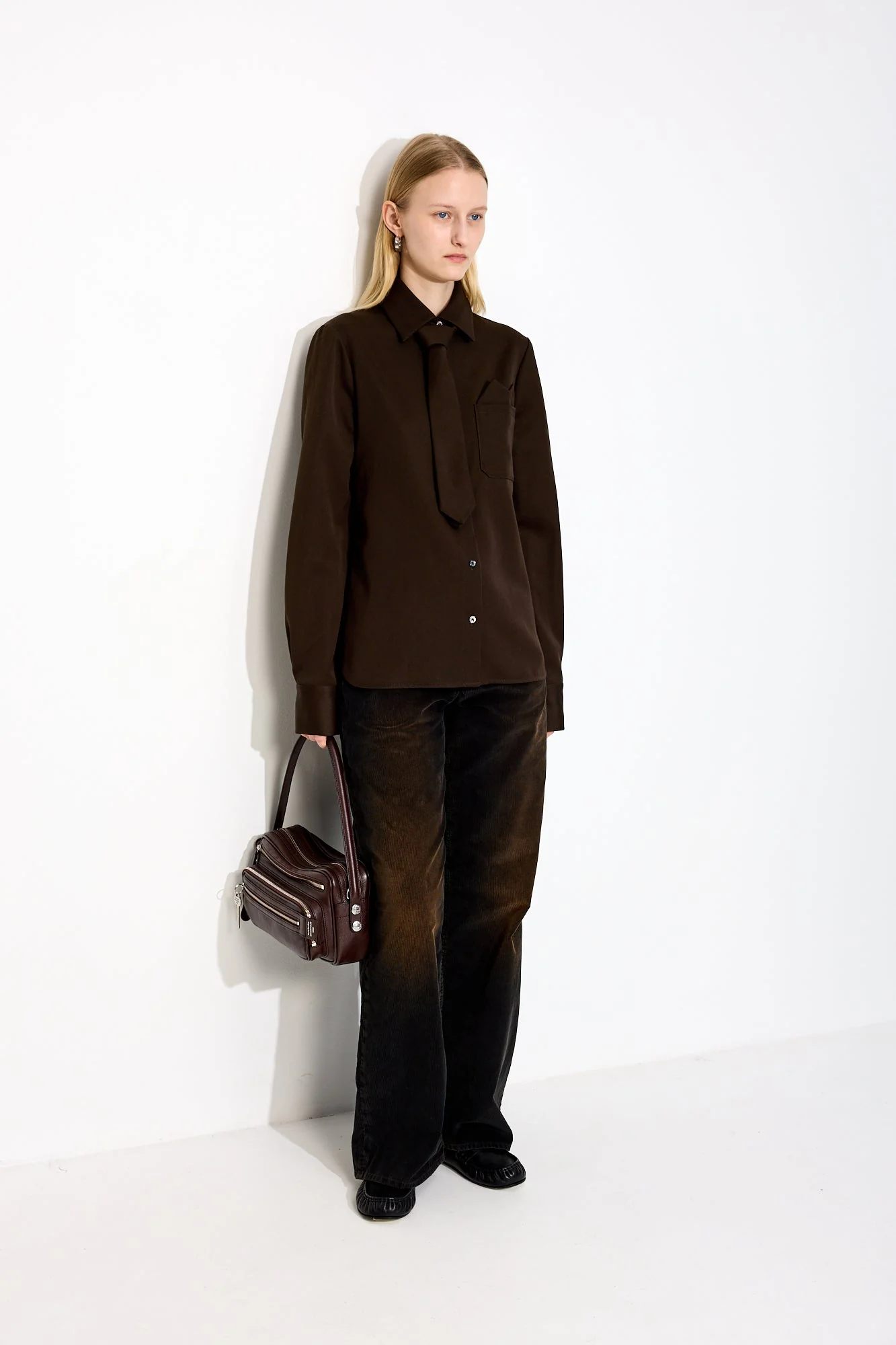 Wool Tie Shirt - Image 3